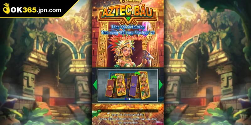 Aztec Báu OK365 Khám Phá Kho Báu Và Cơ Hội Thắng Lớn 1 Aztec báu OK365 đậm chất lịch sử đẳng cấp cho hội viên