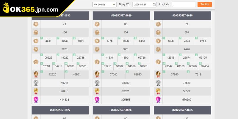 GW Xổ Số OK365 – Sảnh Cược Hấp Dẫn Với Sản Phẩm Nổi Bật 2 Nhiều hình thức cược thú vị