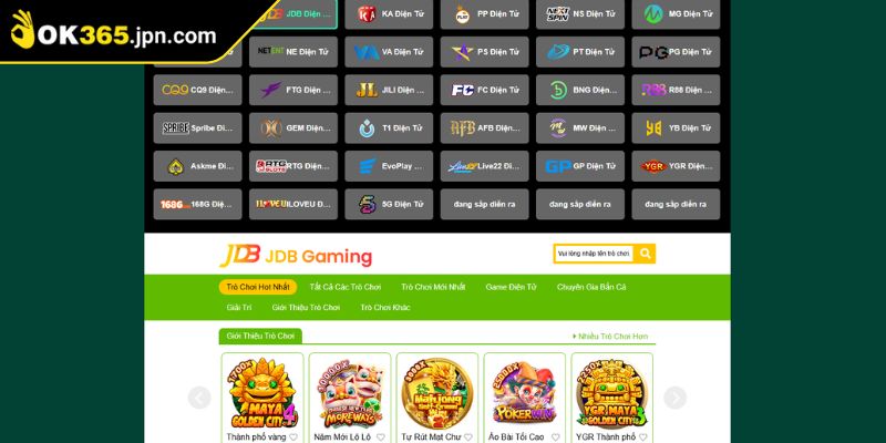 Jbd Điện Tử OK365 Khám Phá Thiên Đường Jackpot Khủng 1 Khám phá tổng quan Jbd Điện Tử OK365 đẳng cấp
