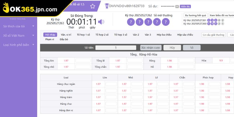 VR Xổ Số OK365 - Trải Nghiệm Thực Tế Ảo Như Ngoài Đời 1 Khám phá thông tin về sảnh cược VR Xổ Số OK365
